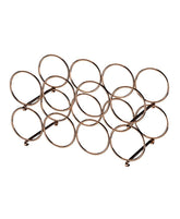 Adega Componível de Argolas para 4 Garrafas de Vinho Rose Gold - 2 Peças - Ela Decora